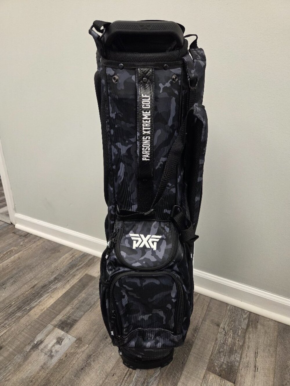 Parsons Xtreme Golf PXG Fairway Black Camo Xtreme Hybrid Stand Bag New
